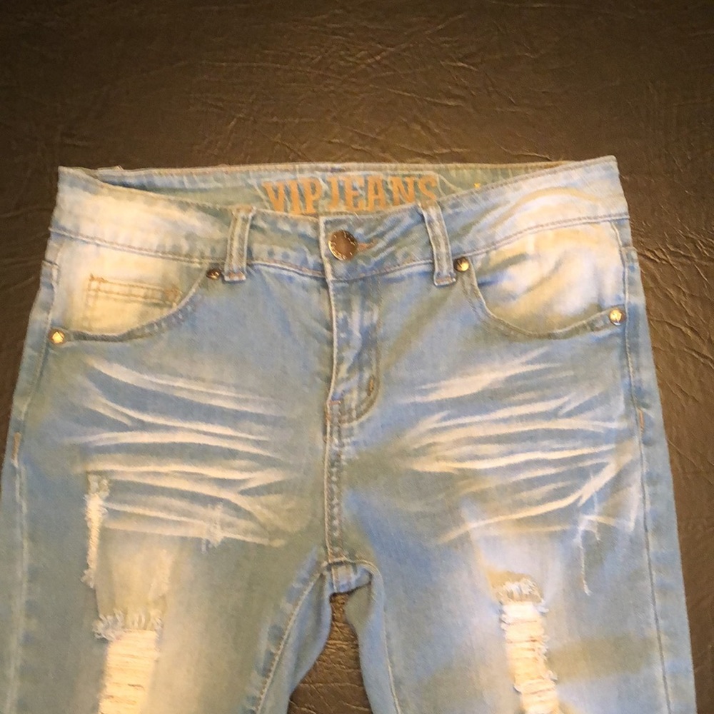 VIP Skinny, Distressed Jeans - Picture 2 of 10